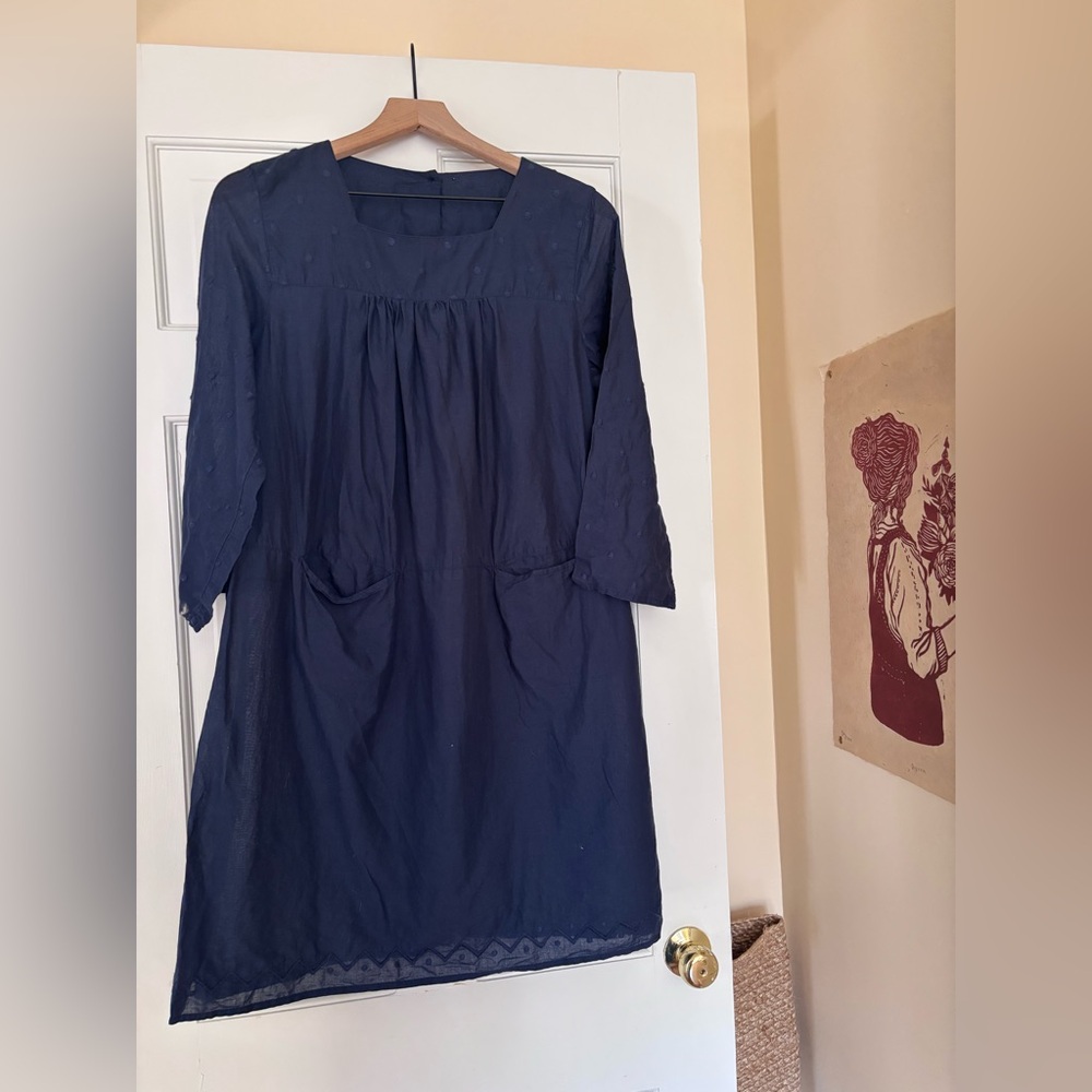 Gudrun Sjoden Navy Blue Dress